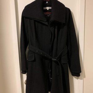 Thigh Length Wool Jacket